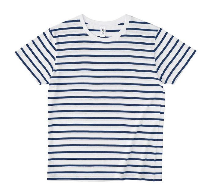 ホワイトＸネイビー｜ナローボーダーTシャツ