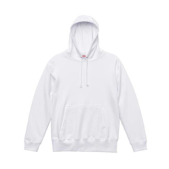 ホワイト|カラフルフードパーカー