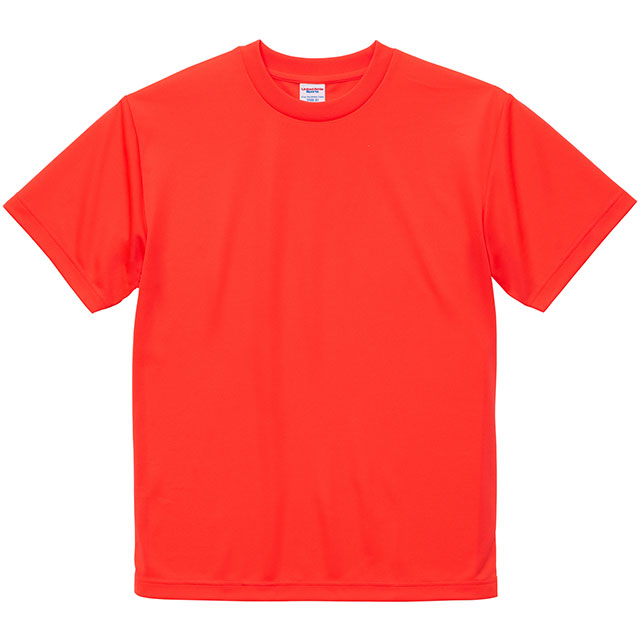 蛍光オレンジ｜ソフトドライTシャツ