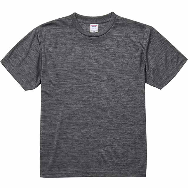 ヘザーチャコール｜ソフトドライTシャツ