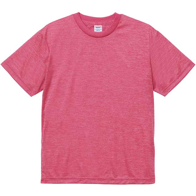 ヘザーピンク｜ソフトドライTシャツ