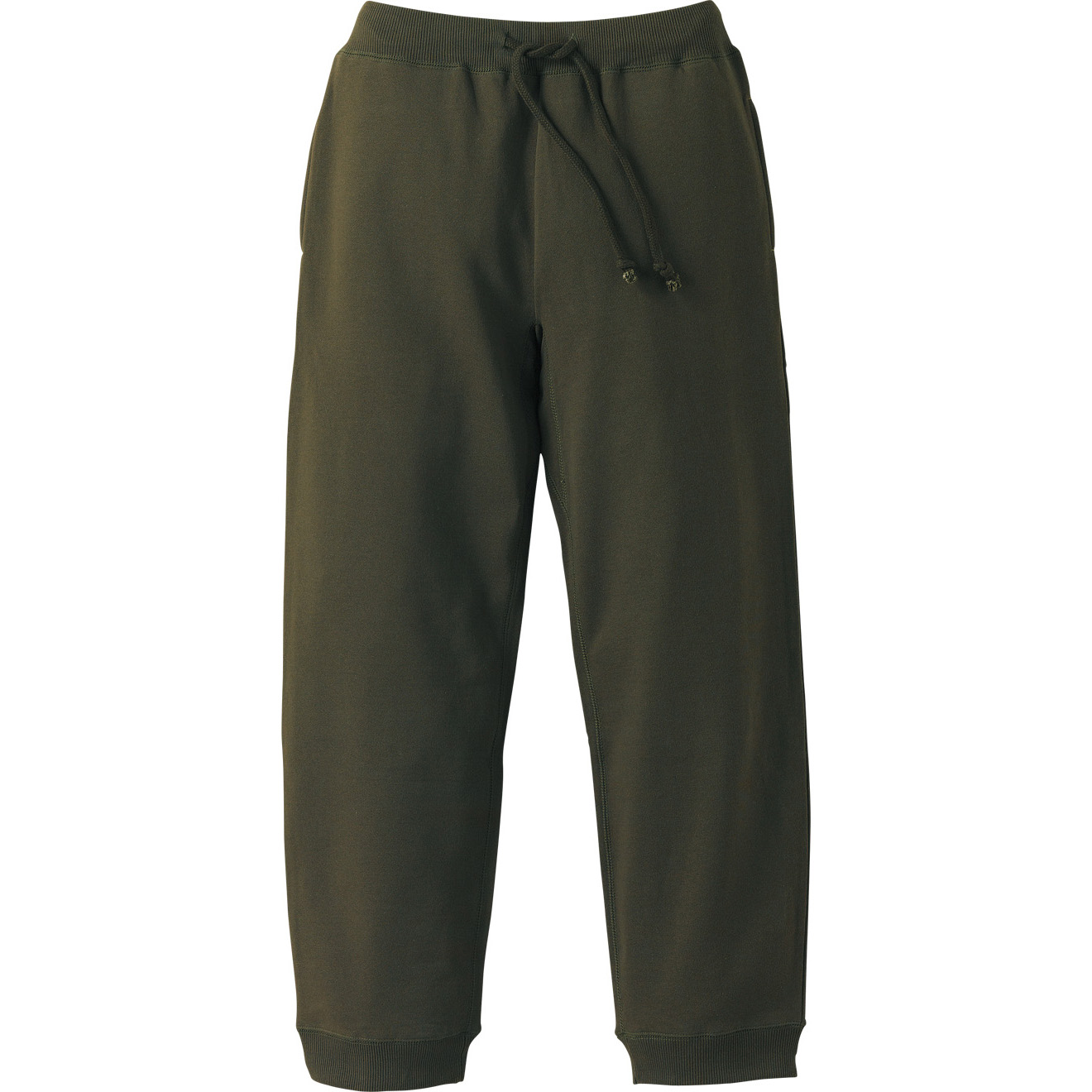オリーブ｜パイルスウェットパンツ