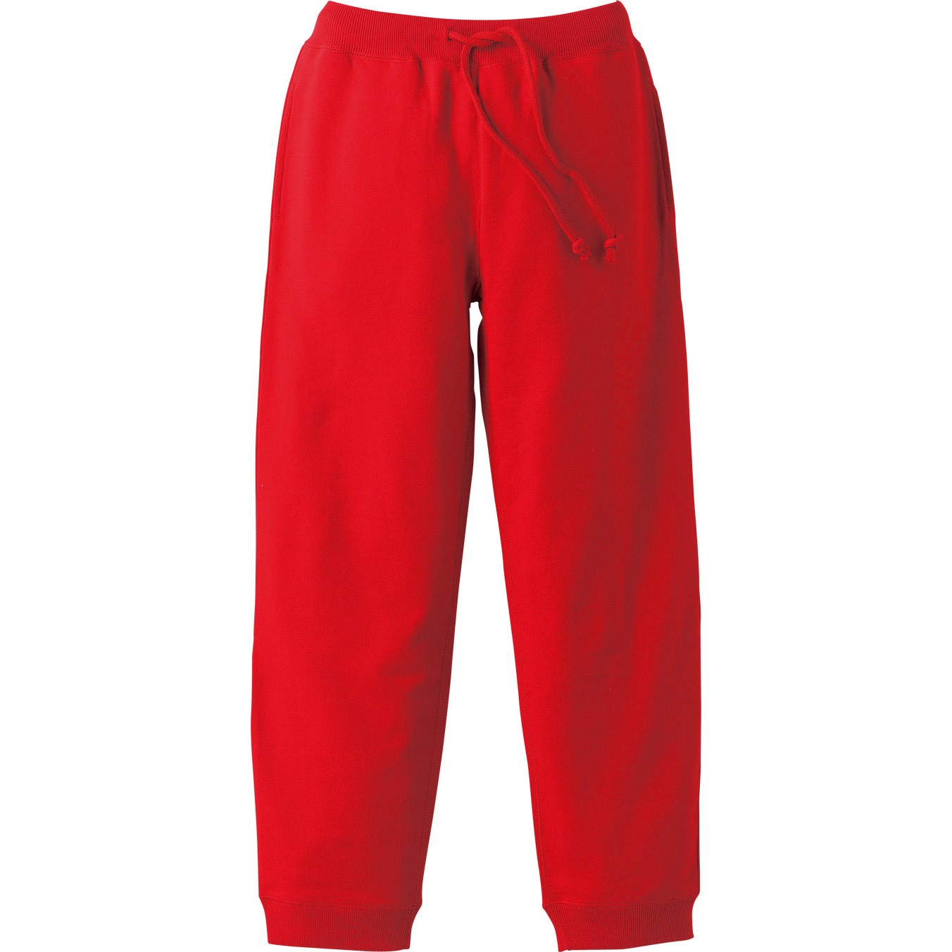 レッド｜パイルスウェットパンツ
