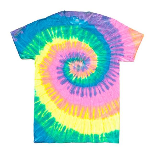 ぐるぐるネオンレインボウ|インパクトTシャツ