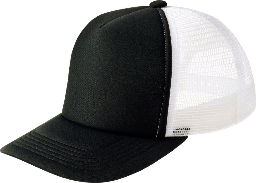 ホワイト×ブラック｜カラフルキャップ