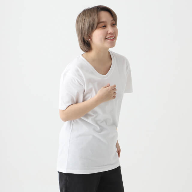 全ての スリムVネックTシャツ[TRUSS SFV-113]｜オリジナルプリント作成 ミュージシャン