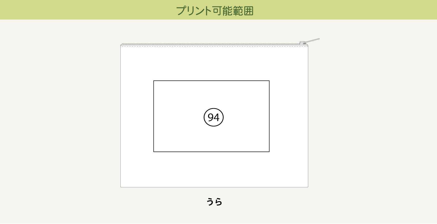 プリント可能範囲