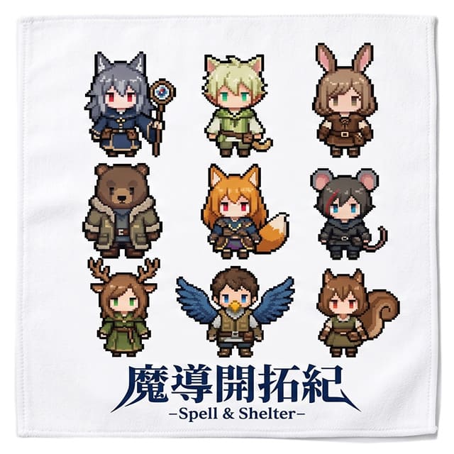 1day ハンドタオル綿(インクジェット・ホワイトベース)