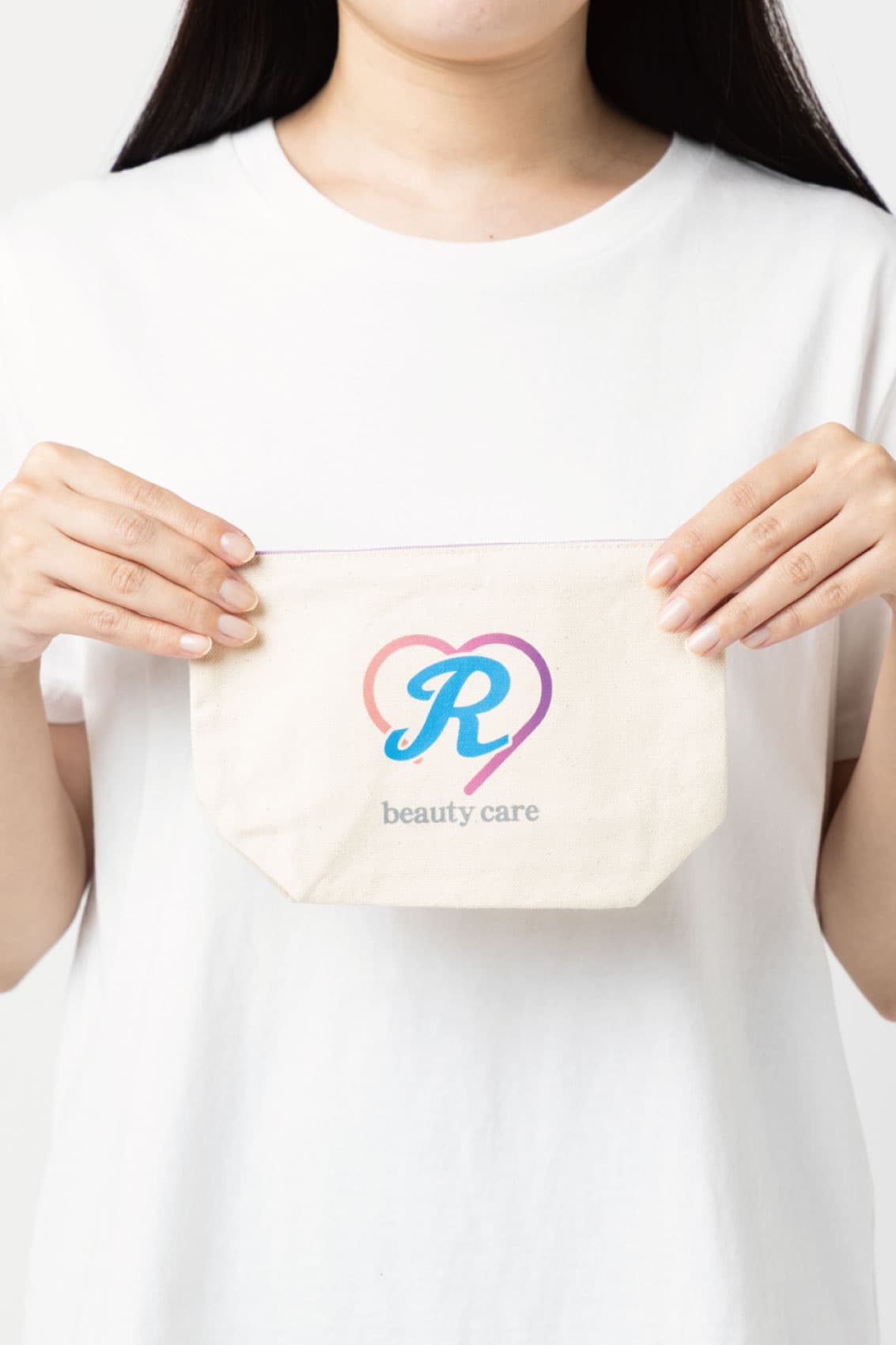 カラーファスナーキャンバスデイリーポーチ｜トートバッグ