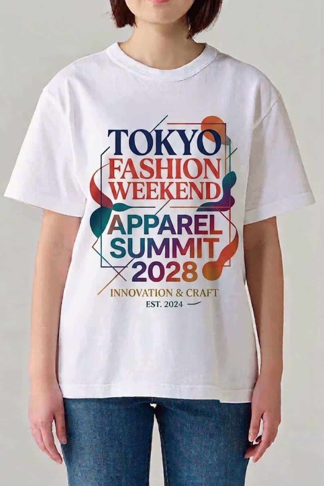 襟ぐりしっかりTシャツ