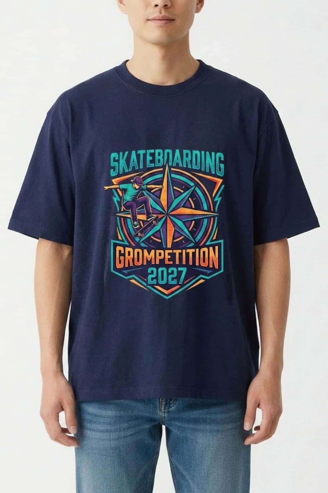 襟ぐりしっかりビッグTシャツ
