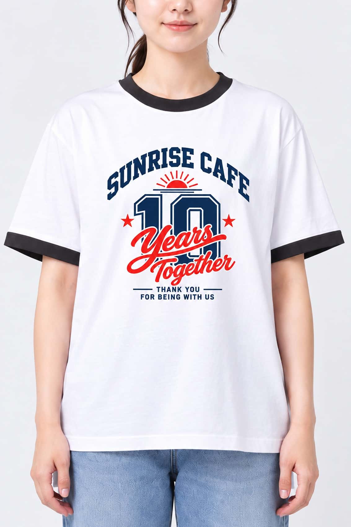 プレミアムアクセントTシャツ