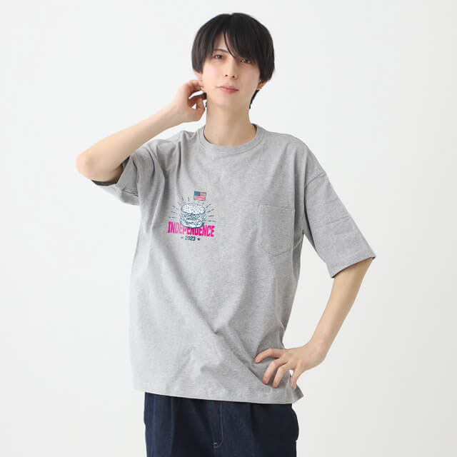 ポケつきビッグTシャツ