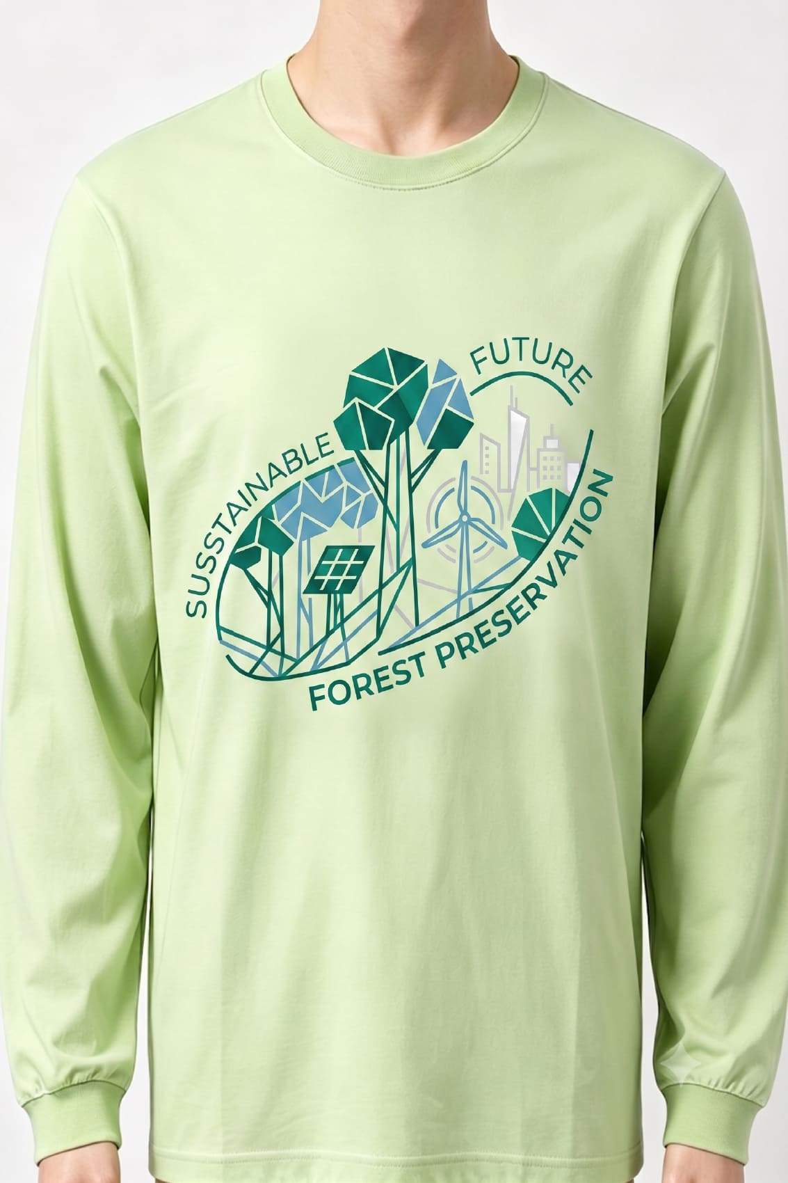 タフネスリブロングTシャツ