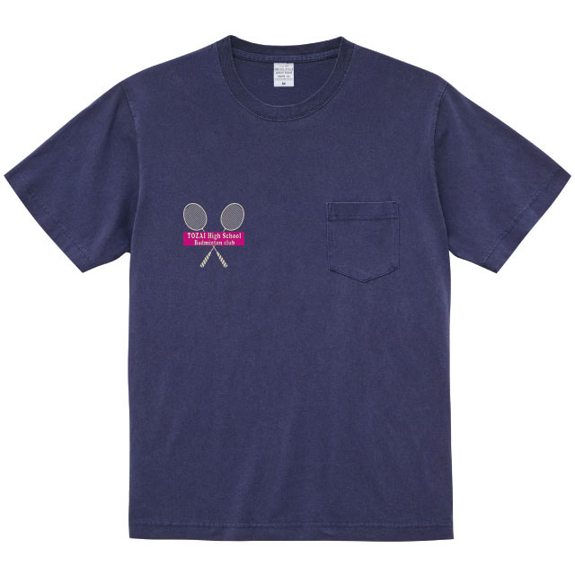 ピグメントダイ Tシャツ(ポケット付)|オリジナルデザインの激安プリント作成ならクラTジャパン