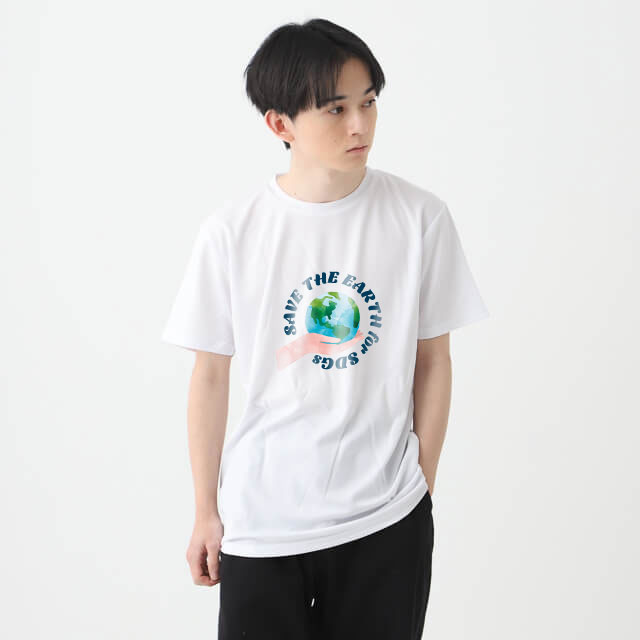 リサイクルポリエステルTシャツ