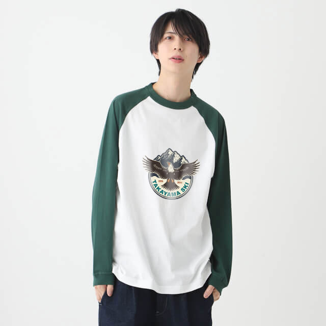 ラグランロングスリーブ Tシャツ[United Athle 5048]オリジナル