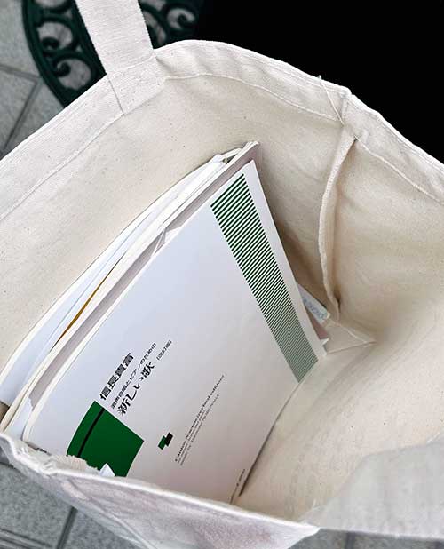 キャンバストート(M)の商品レビュー画像