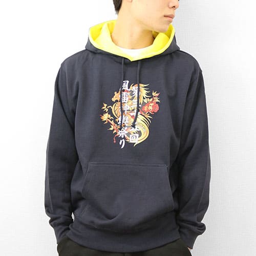 カラフルフードパーカー