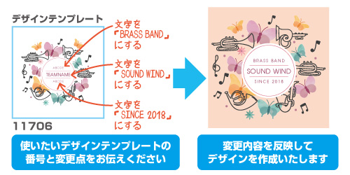 アレンジ用デザインイメージ