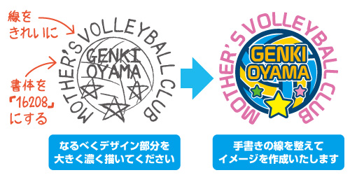 手描きデザインイメージ