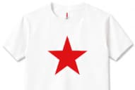 デザインを目立たせたい：ホワイトTシャツ×レッドプリント